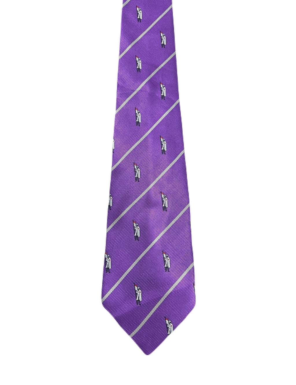 Embroidered Knight Tie