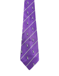 Embroidered Knight Tie
