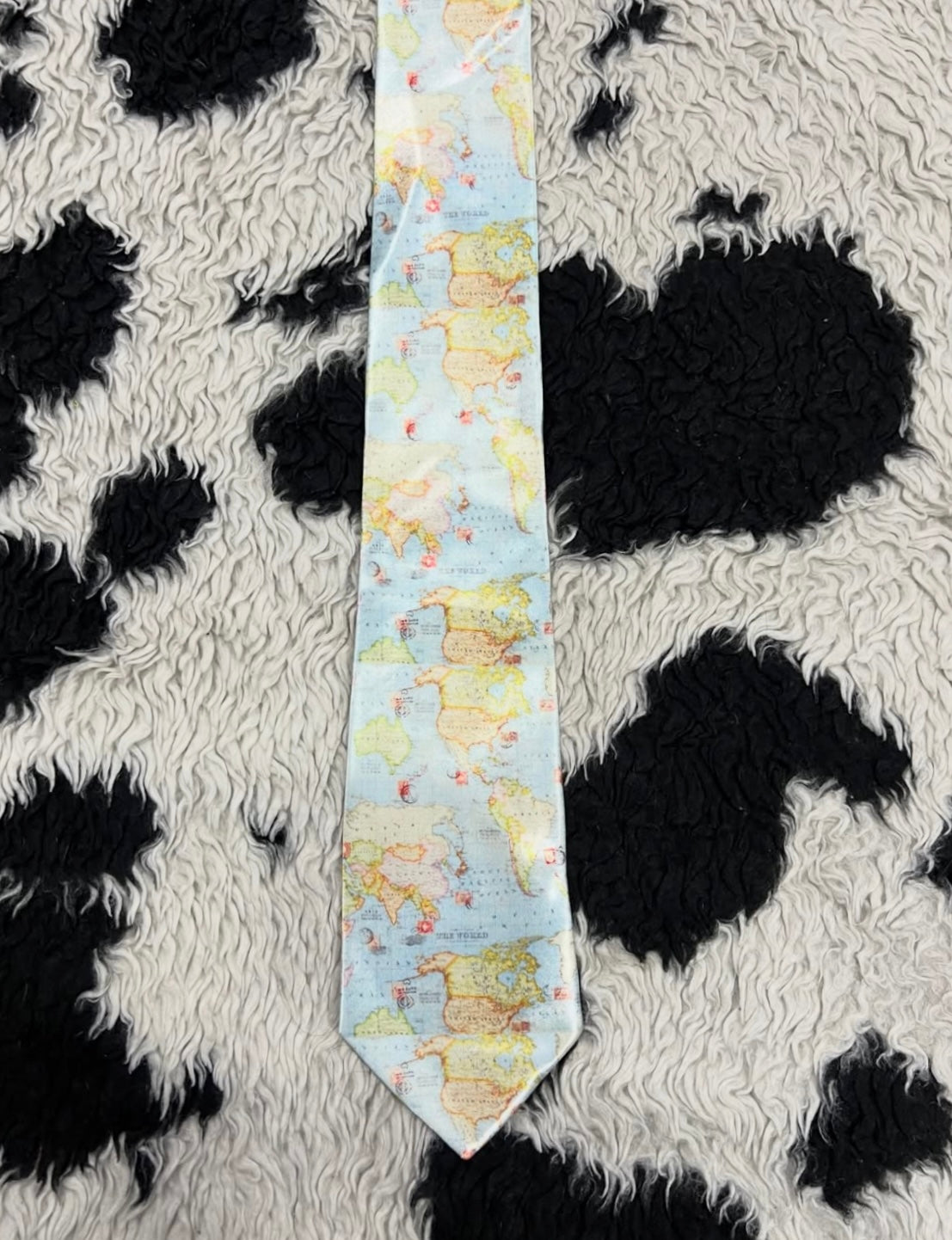 World Map Tie