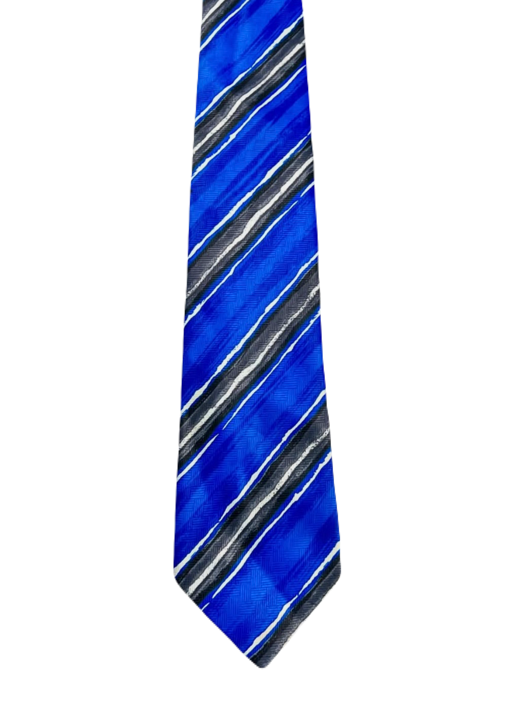 Blue & Black Striped Tie