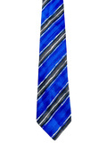 Blue & Black Striped Tie