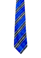 Blue & Black Striped Tie