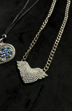 Bedazzled Heart Chain