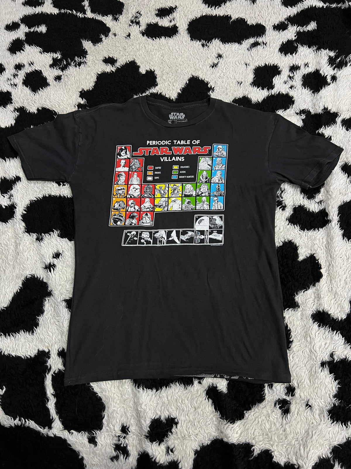 Periodic Table of Star Wars Villains Tee (Medium - Large)