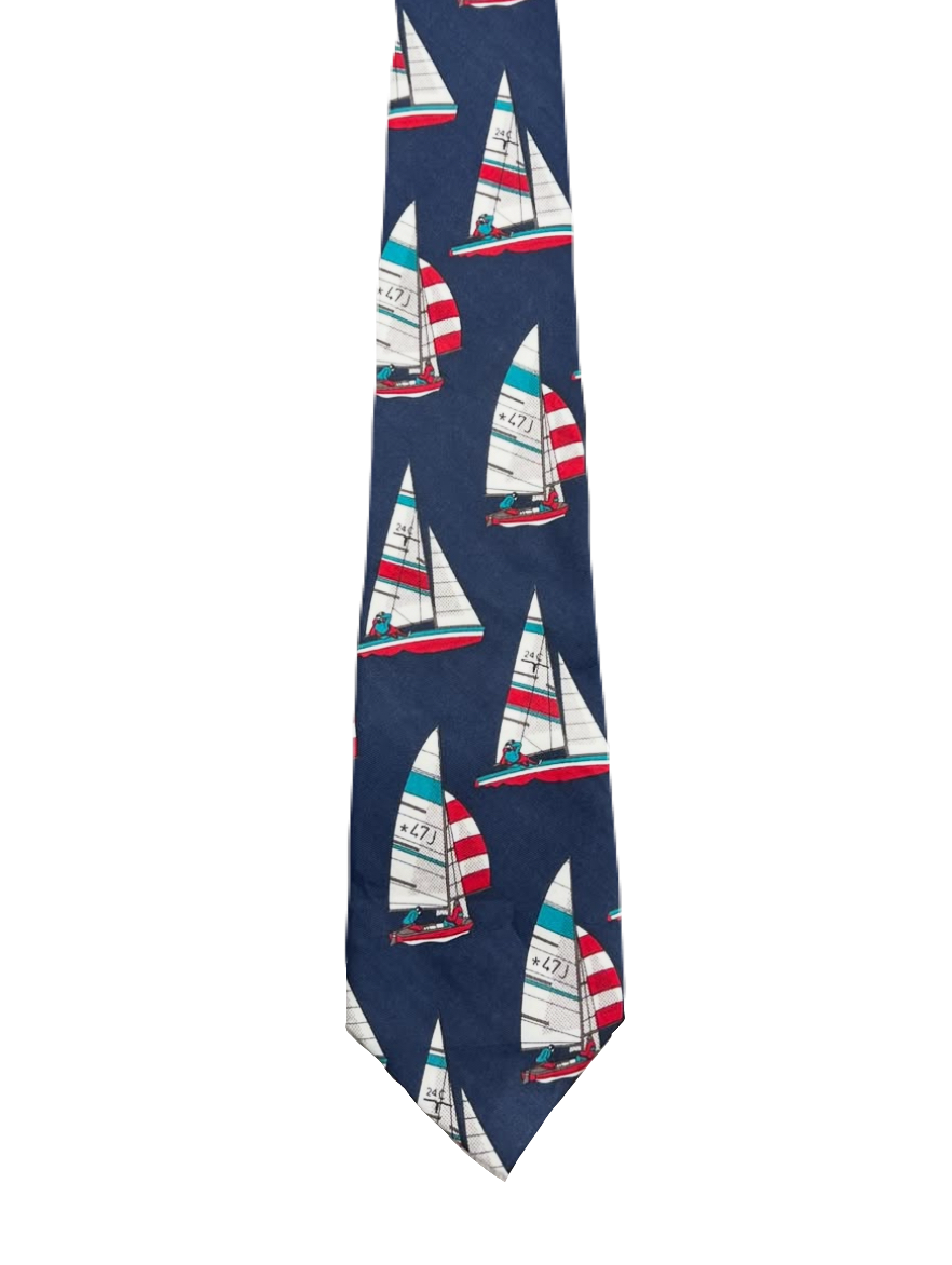 Sailing Boats Tie