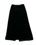 Long Black Velvet Skirt