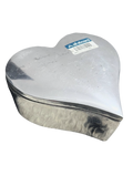 Silver Metal Heart Container