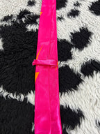 Hot Pink Lightening Narrow Tie