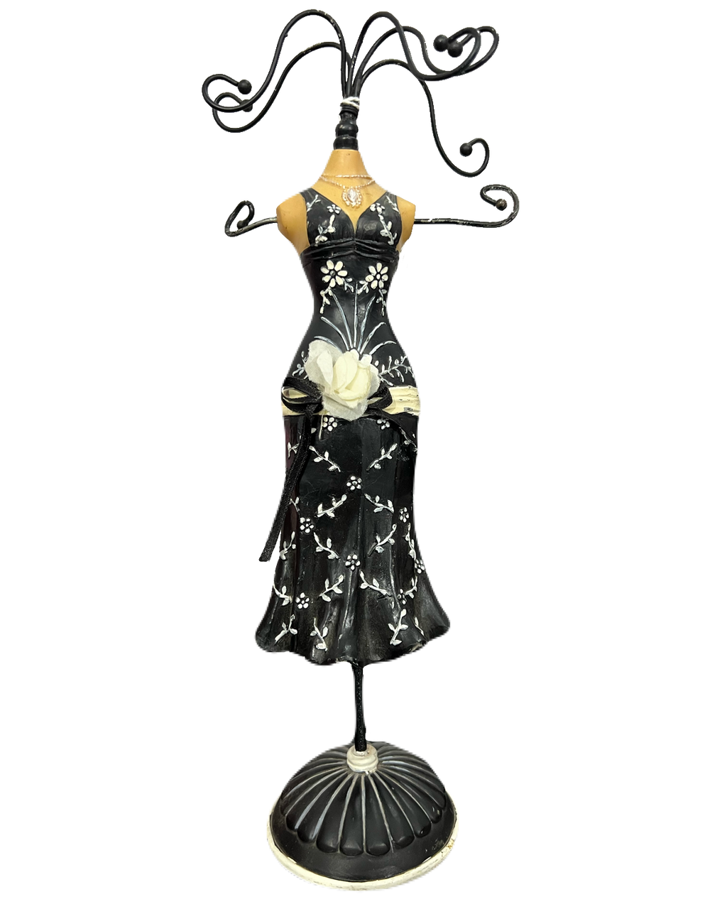 Black Jewelry Mannequin