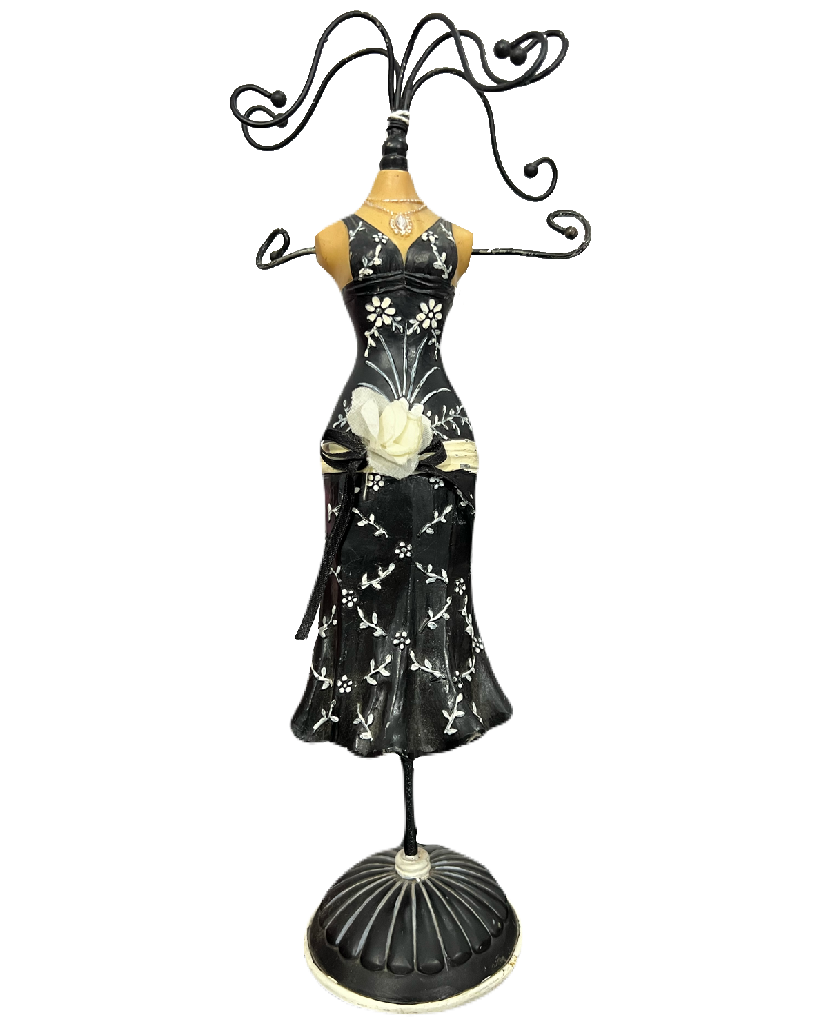 Black Jewelry Mannequin