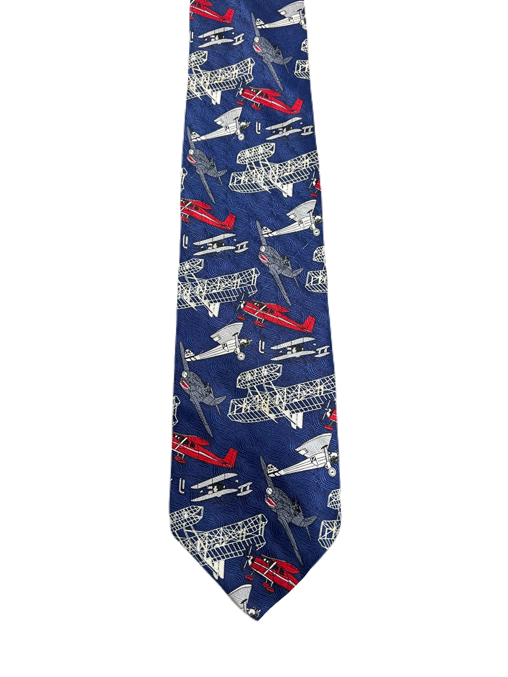 Planes Graphic Tie