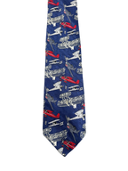 Planes Graphic Tie