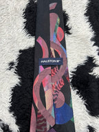 Halston III Embroidered Abstract Tie