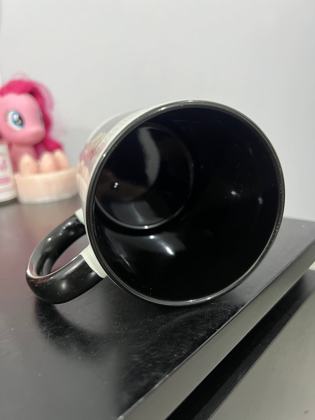 Before & After Coffee "I hate everyone" Black Cat Mug