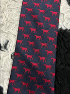 Narrow Red Dogs Tie