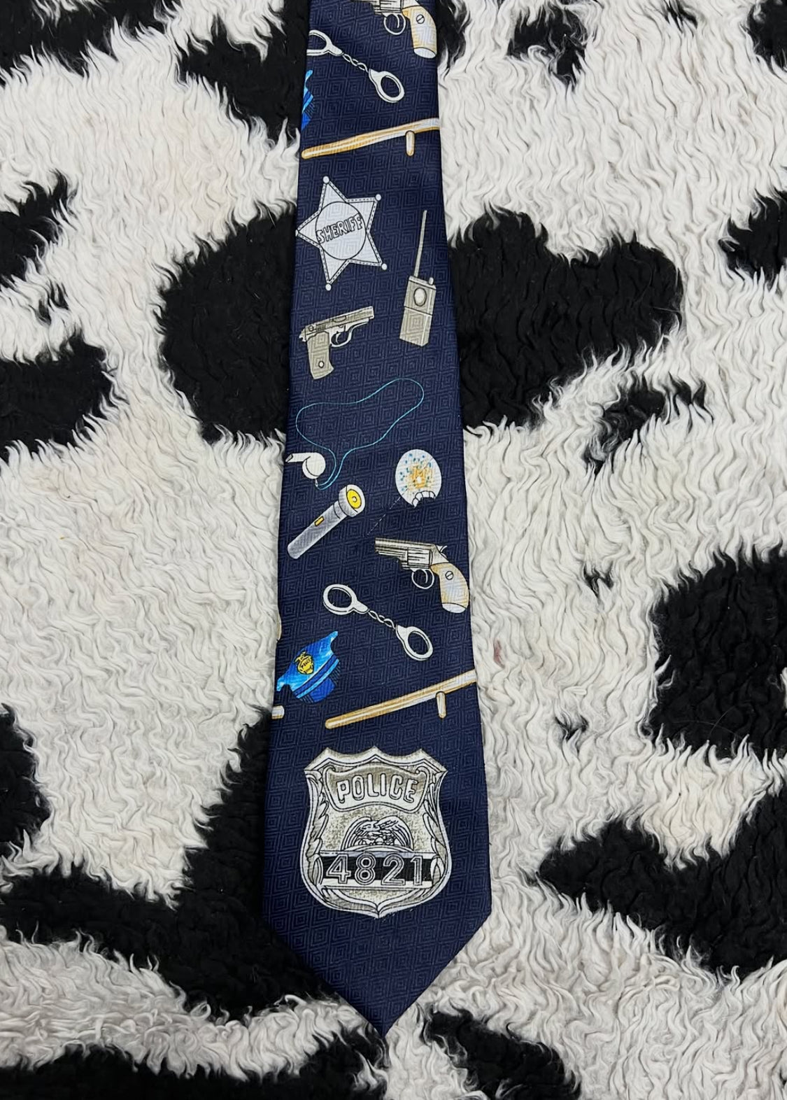 Police Graphic Tie