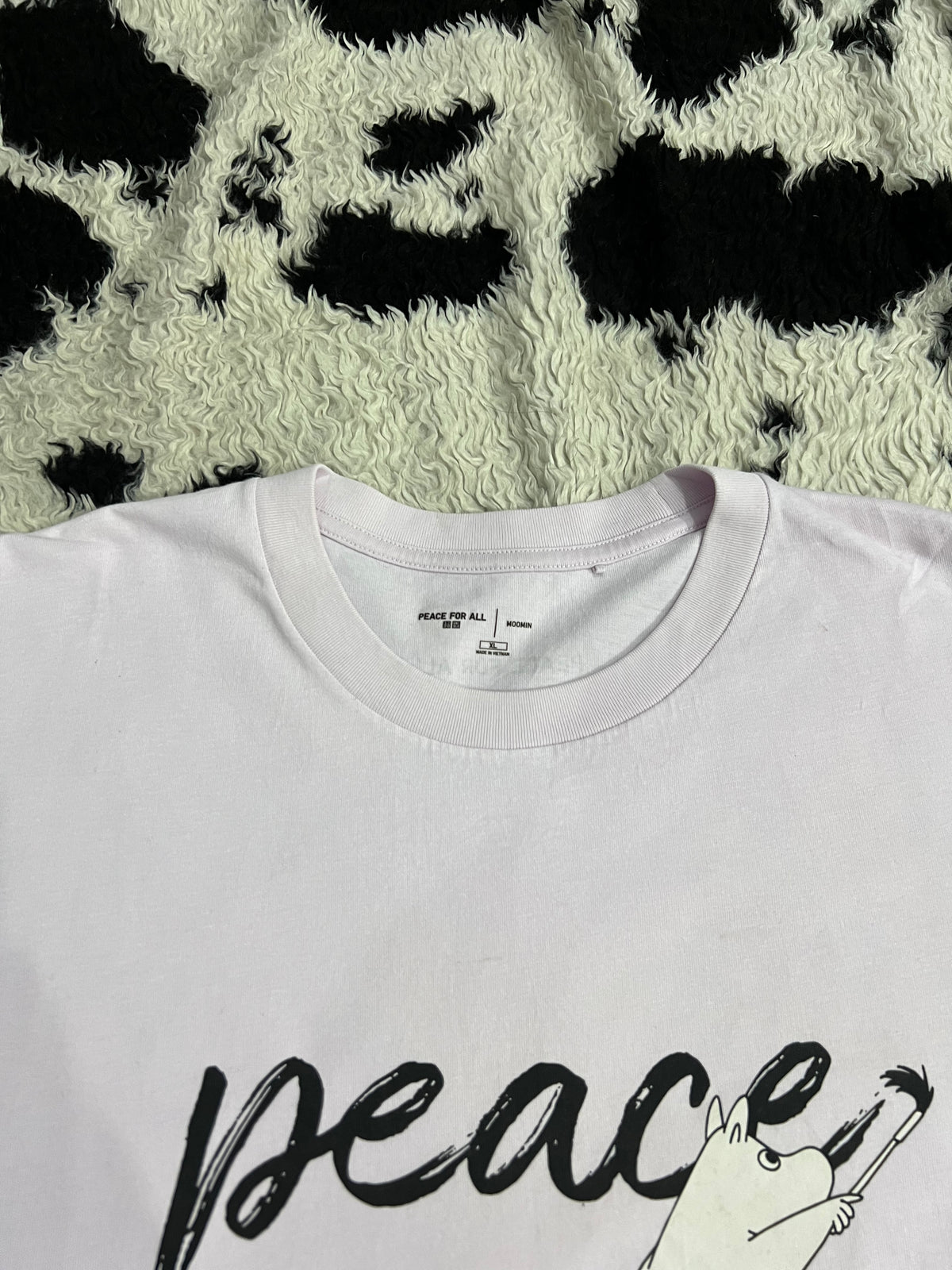 Moomin "Peace for All" Tee (Large - Extra Large)
