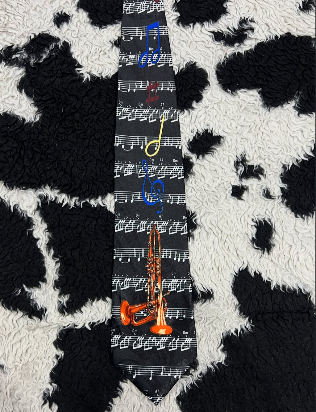 Trumpets & Musical Sheet Tie