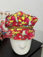 Whimsical Mushrooms Messenger Hat