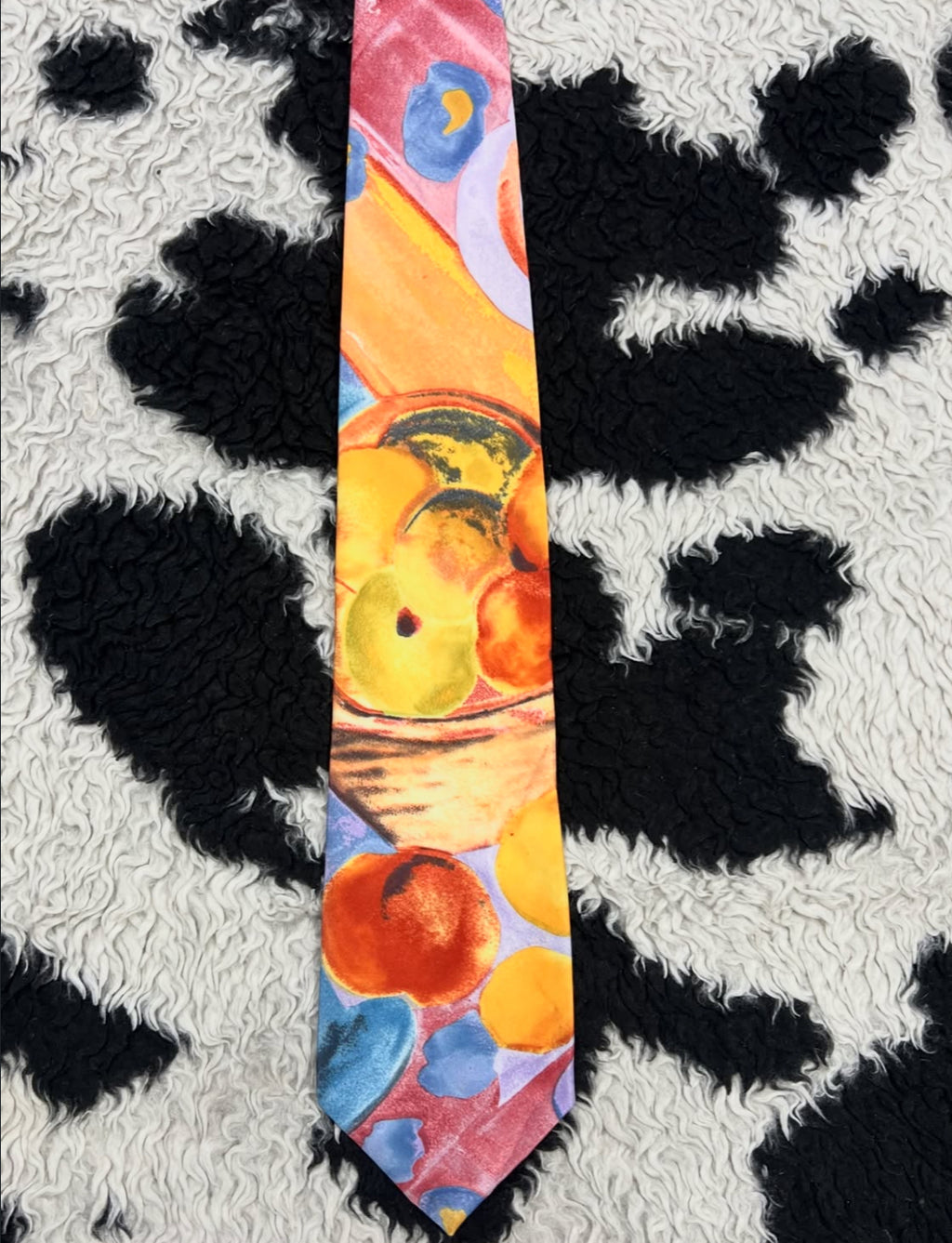 Still Painting Fruits Tie