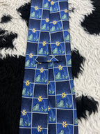 Frogs & Flowers Tie