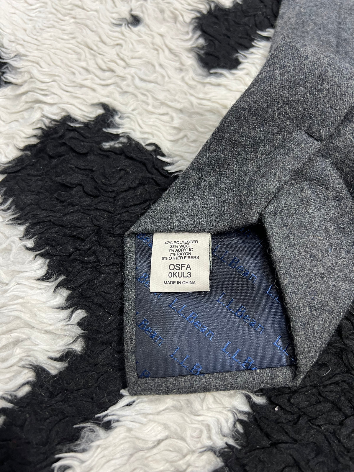 Grey Wool Tie