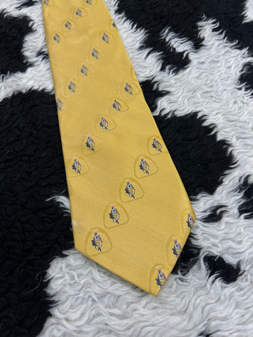 Equestrian Embroidered Tie