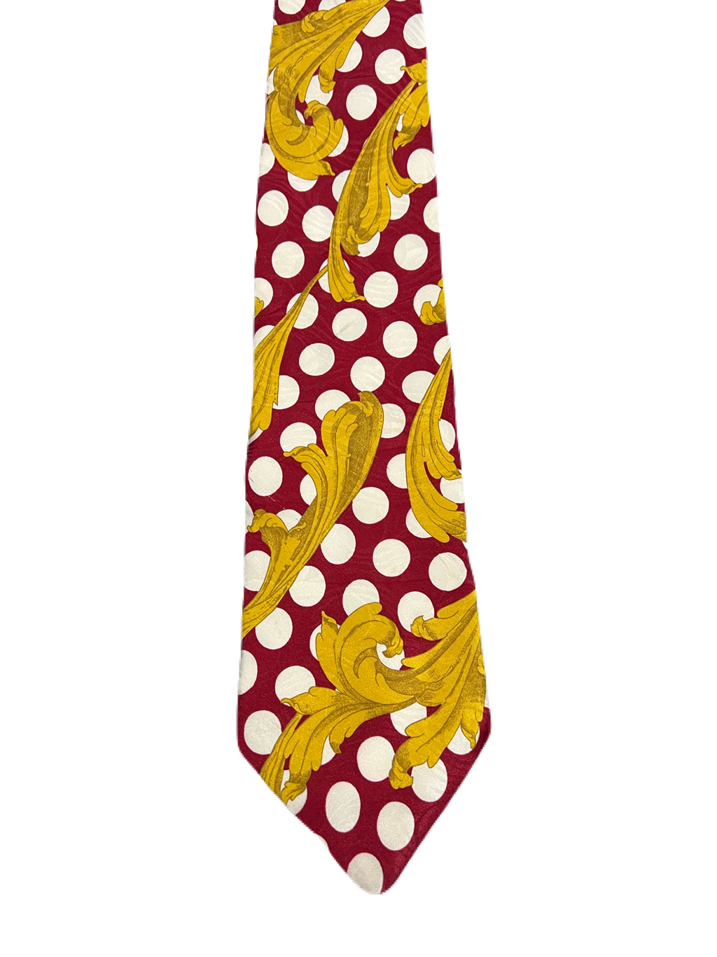 Suits You - Red & Gold Dotted Tie