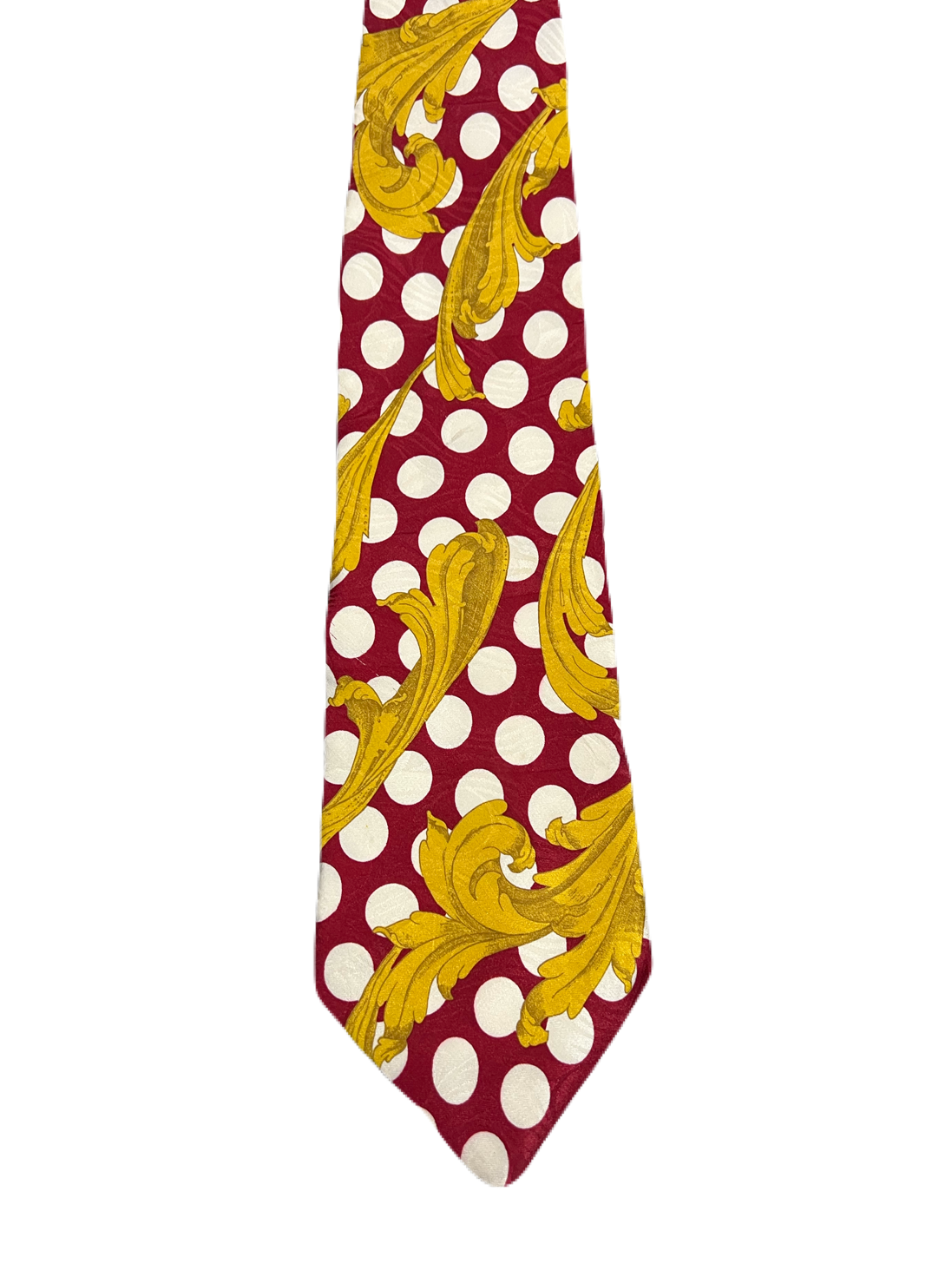 Suits You - Red & Gold Dotted Tie