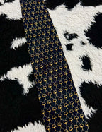 Chains Interlinked Black Tie