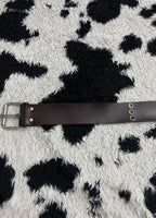 Brown Triple Hole Belt