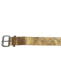 Golden Textured Studded Belt