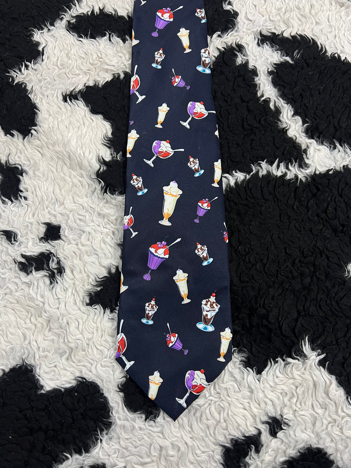 Ice Cream Graphic Tie