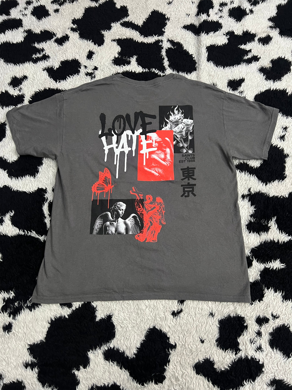 Love - Hate Double Sided Print Tee (Large)