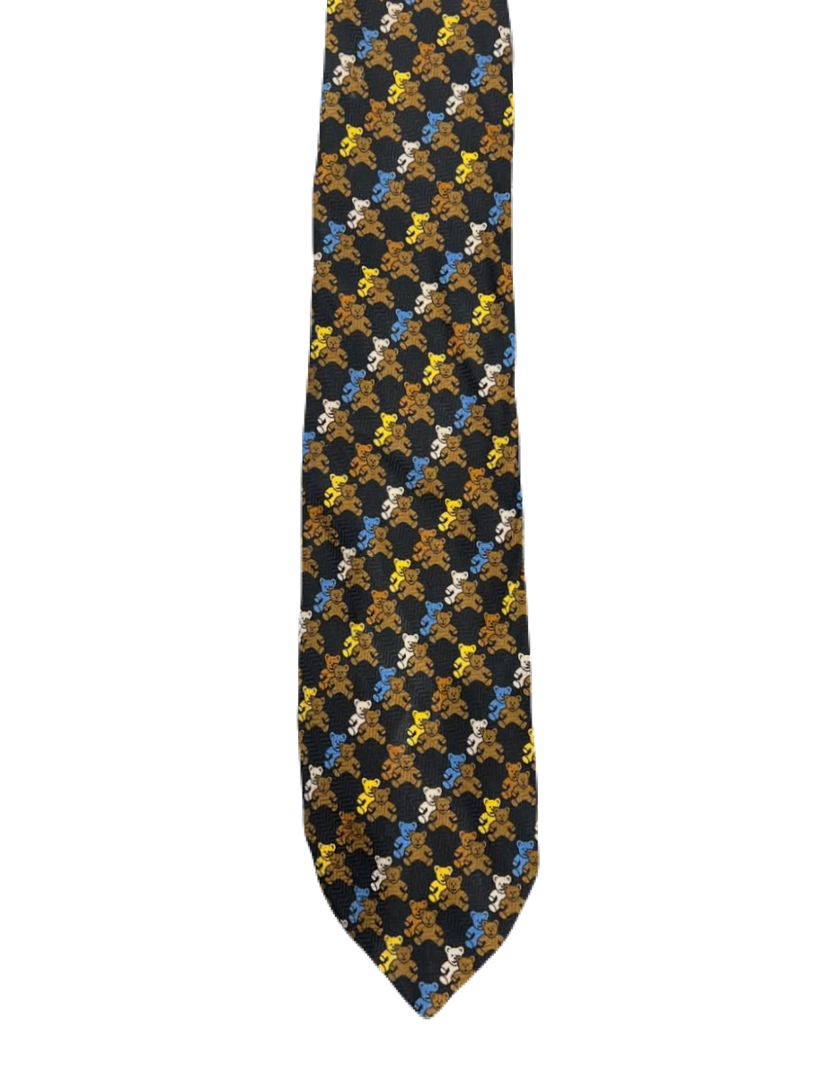 Black Teddy Bears Tie