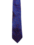 Blue & Orange Floral Tie