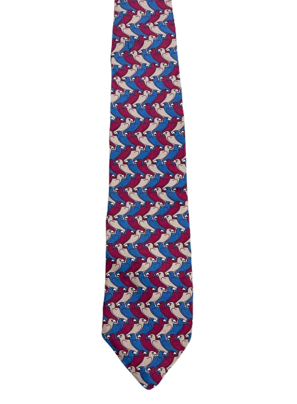 Birds Print Graphic Tie