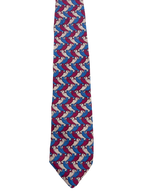 Birds Print Graphic Tie
