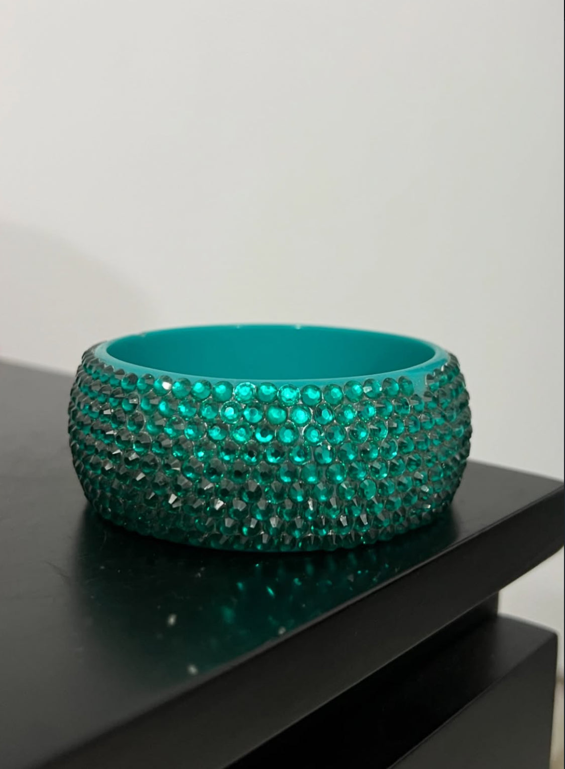 Teal Bedazzled Bangle