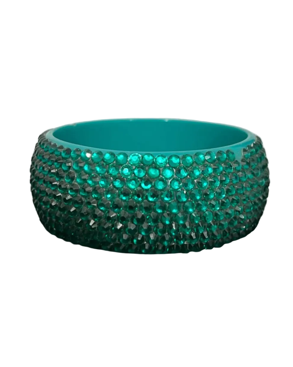 Teal Bedazzled Bangle