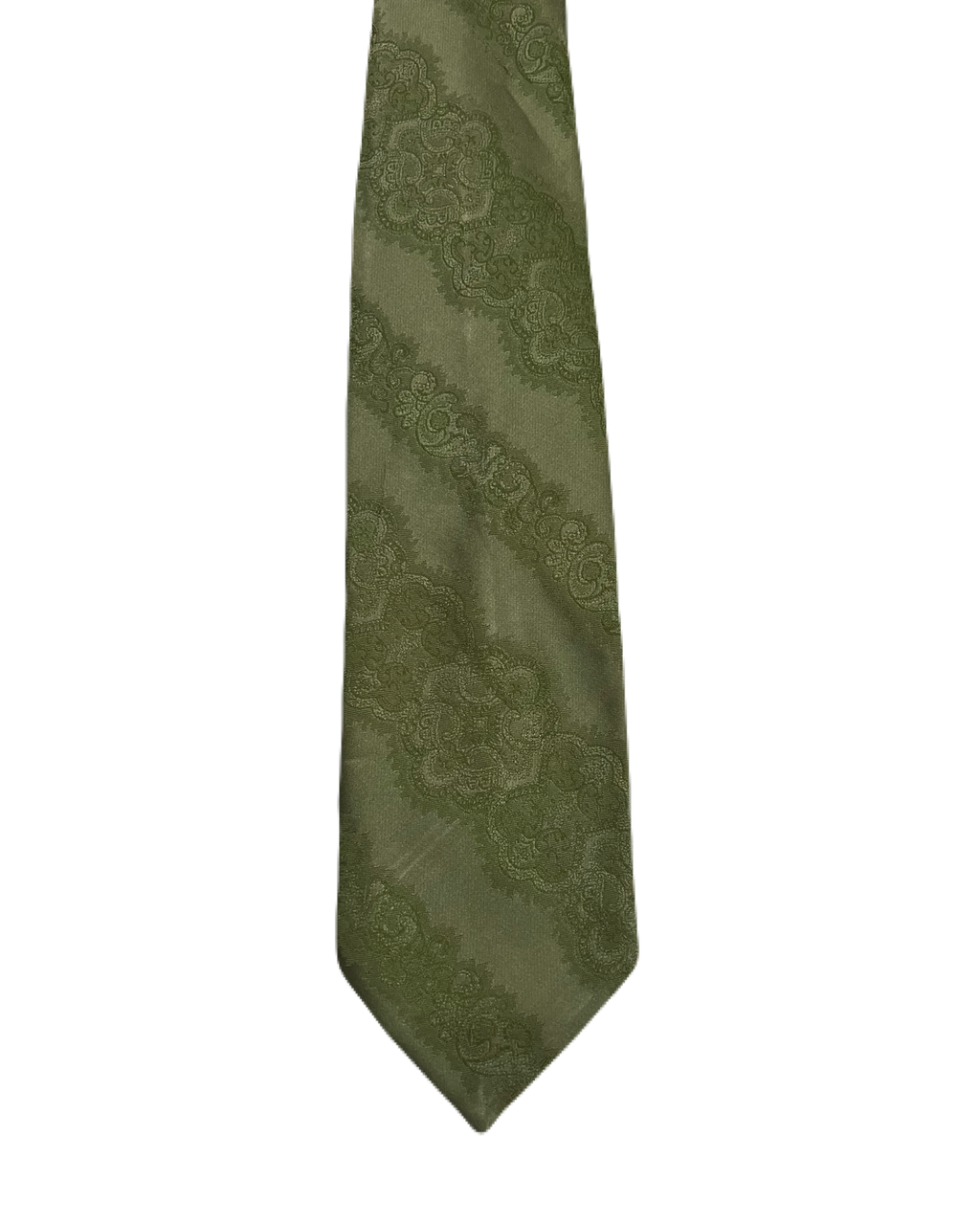 Velducci Green Embroidered Tie