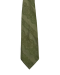 Velducci Green Embroidered Tie