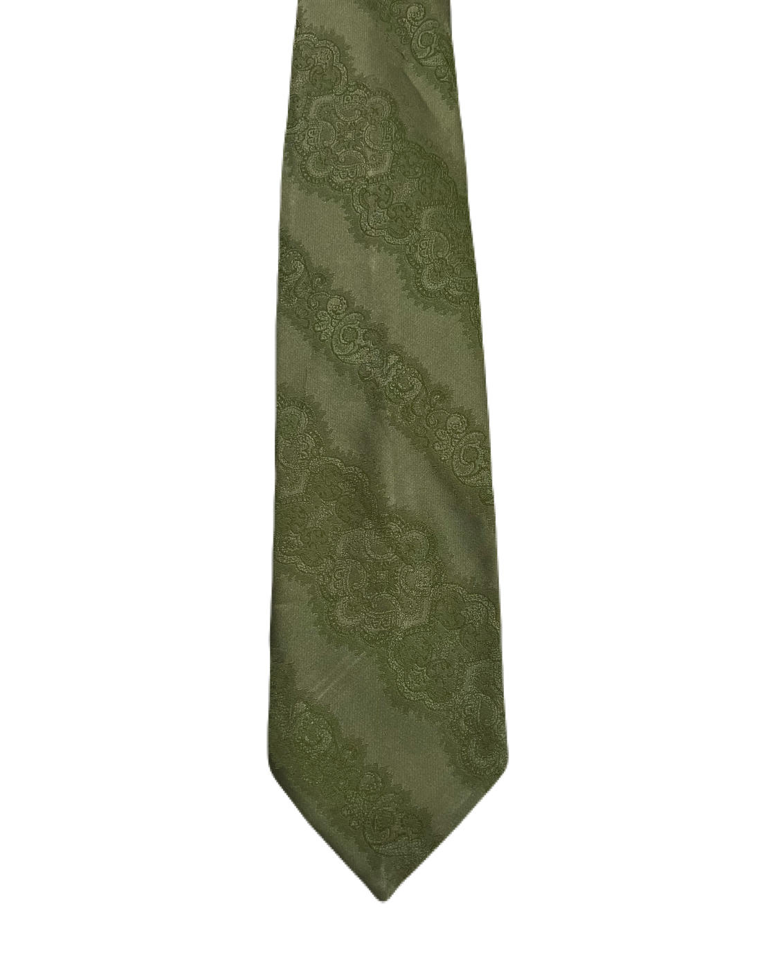 Velducci Green Embroidered Tie