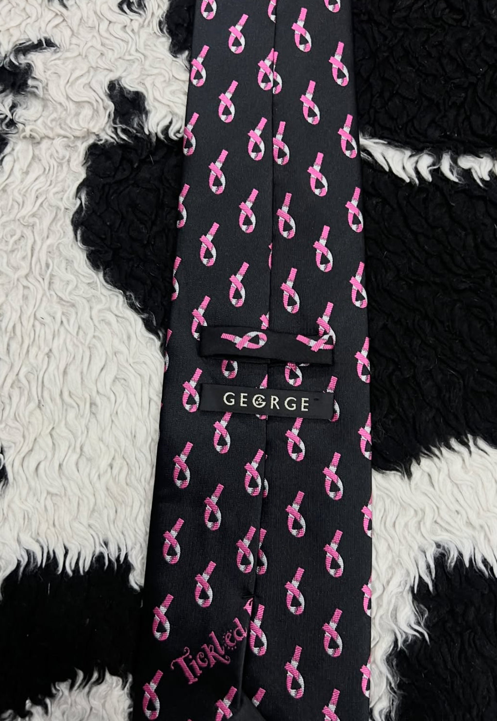 Pink Ribbon Cancer Tie