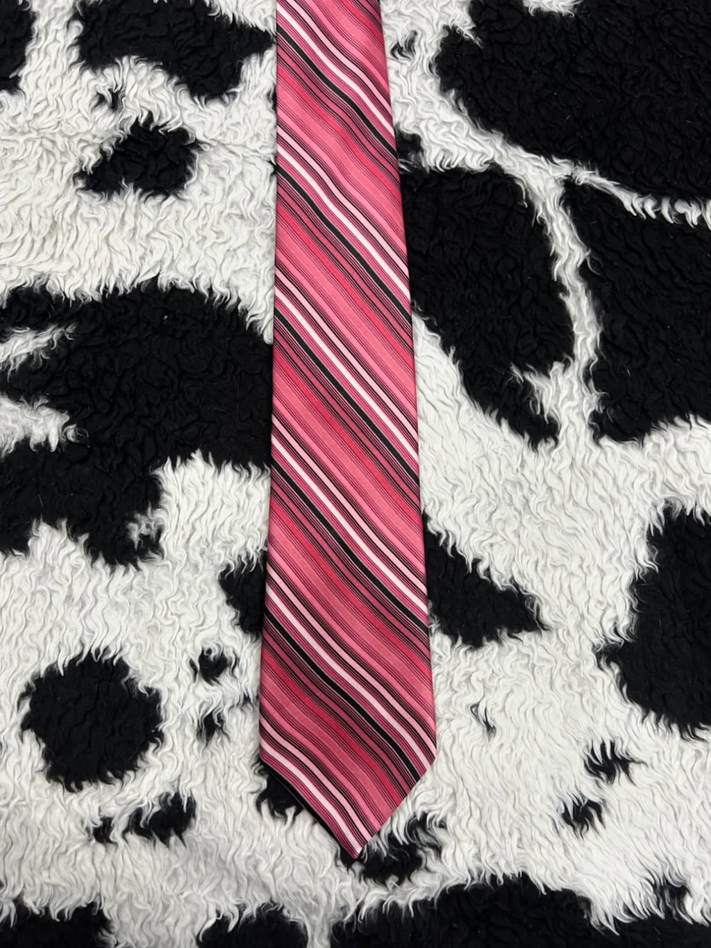 Stafford Pink Striped Tie