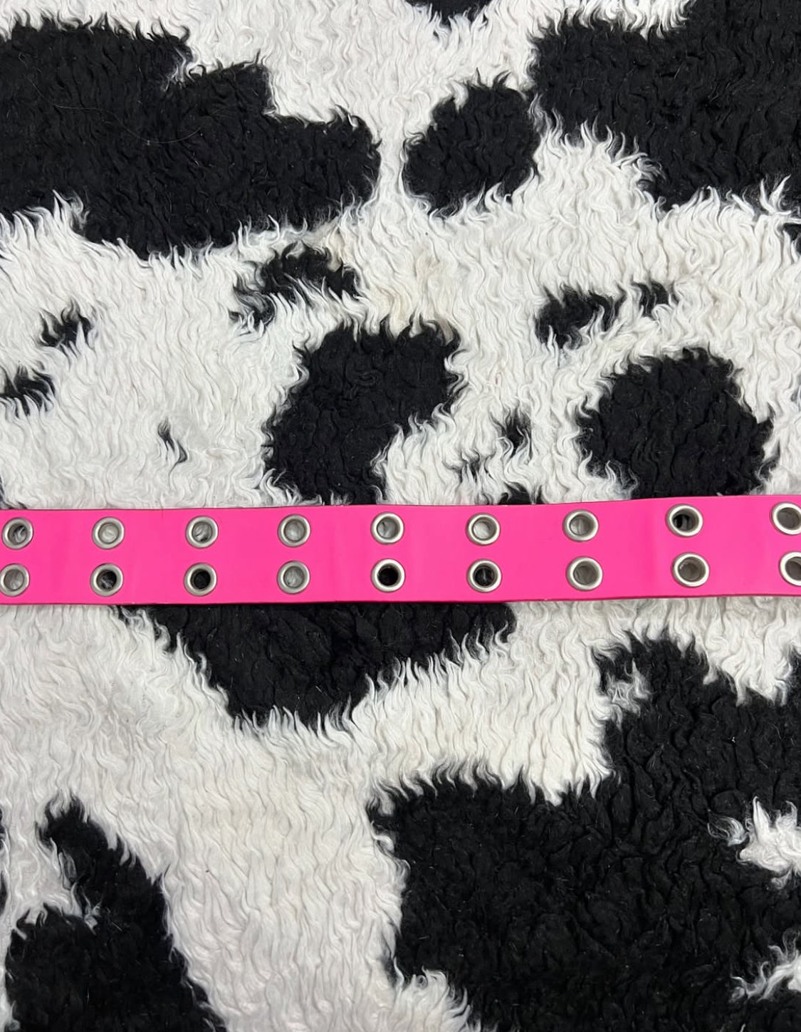 Pink Double-Holes Belt