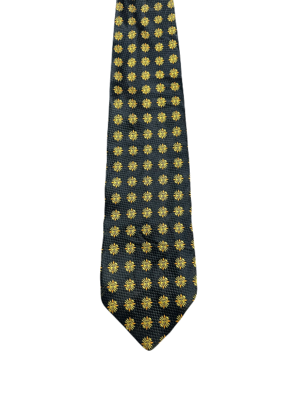 Sun Embroidered Tie