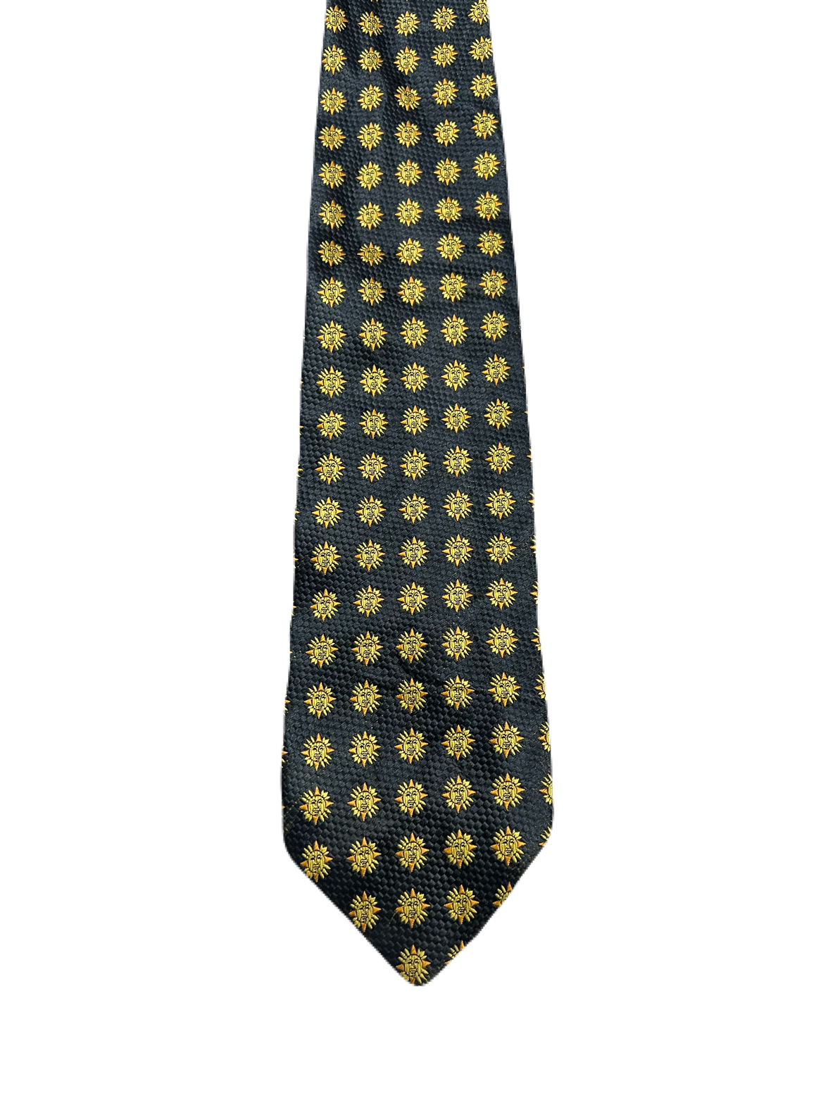 Sun Embroidered Tie