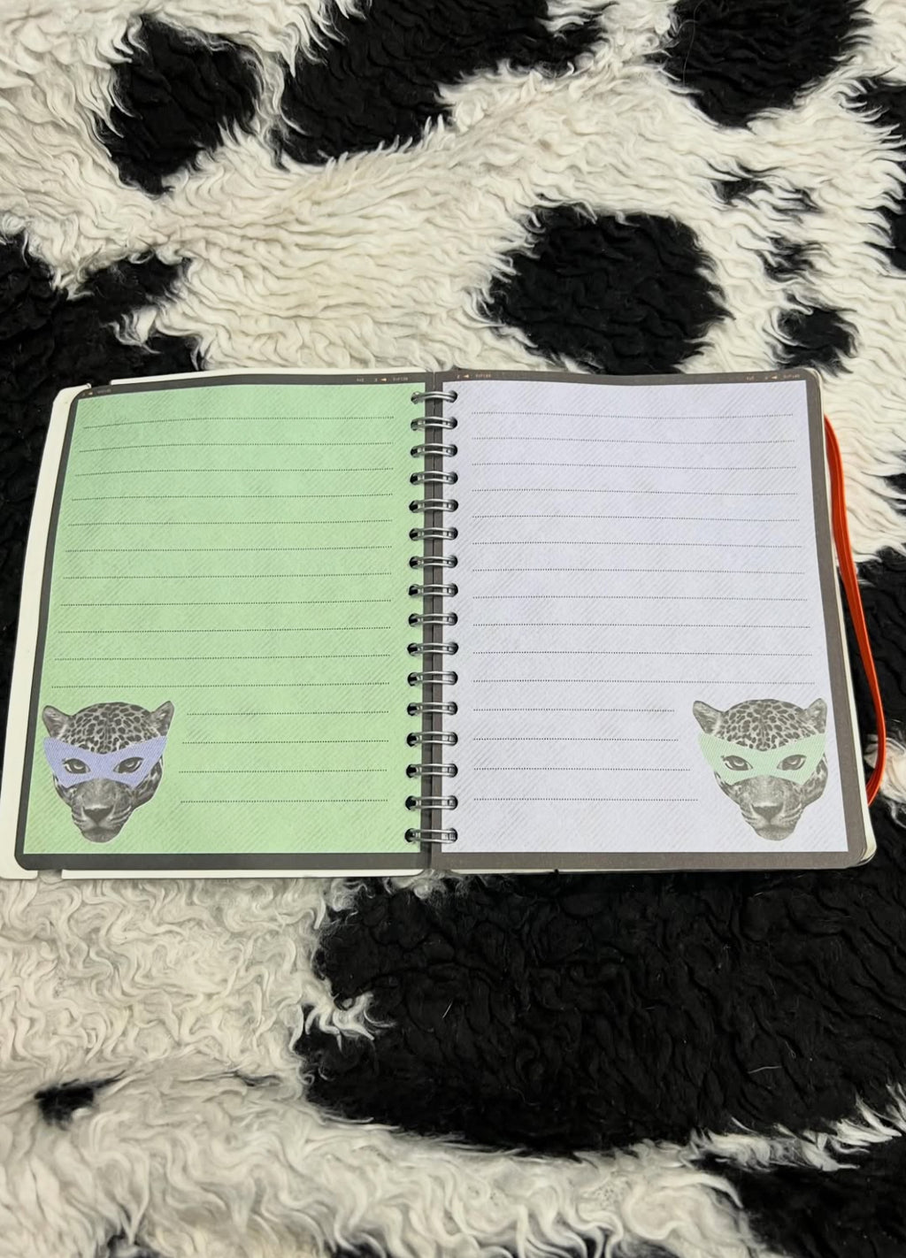Cheetah in Mask Mini Journal