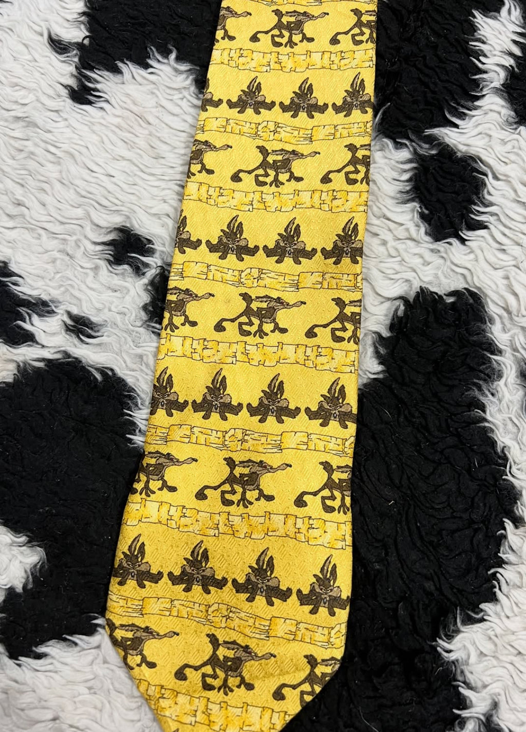 Vintage Looney Tunes Wile E. Coyote Tie